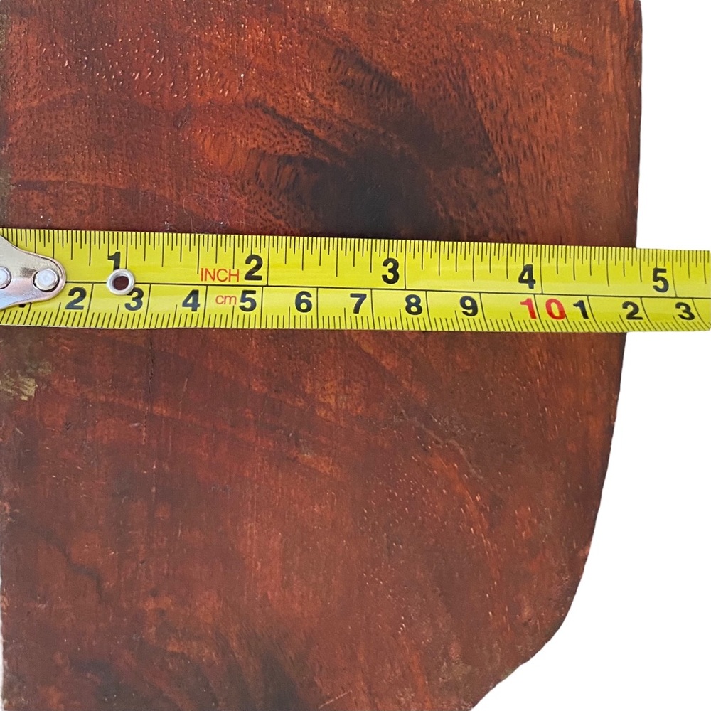 Wooden Hand Carved Corbel Shelf.  Third Eye, Evil Eye Protection #1 - Picture 13 of 14